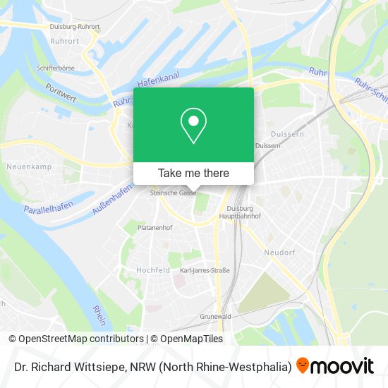 Dr. Richard Wittsiepe map