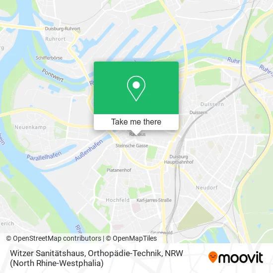 Карта Witzer Sanitätshaus, Orthopädie-Technik