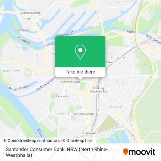 Santander Consumer Bank map