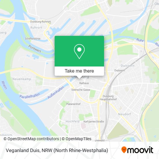 Veganland Duis map