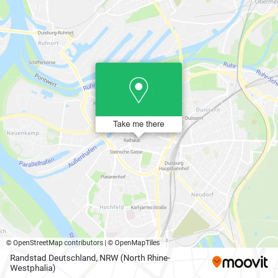 Карта Randstad Deutschland