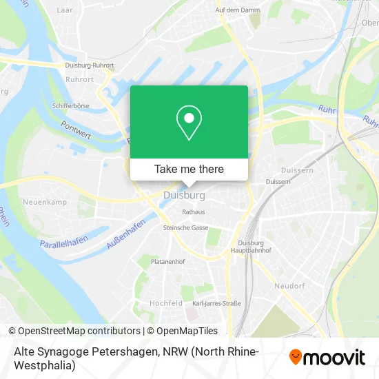 Карта Alte Synagoge Petershagen