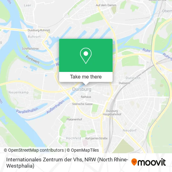 Internationales Zentrum der Vhs map