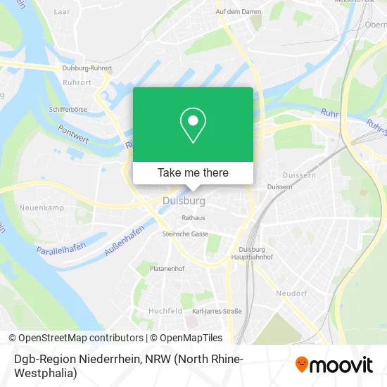 Карта Dgb-Region Niederrhein