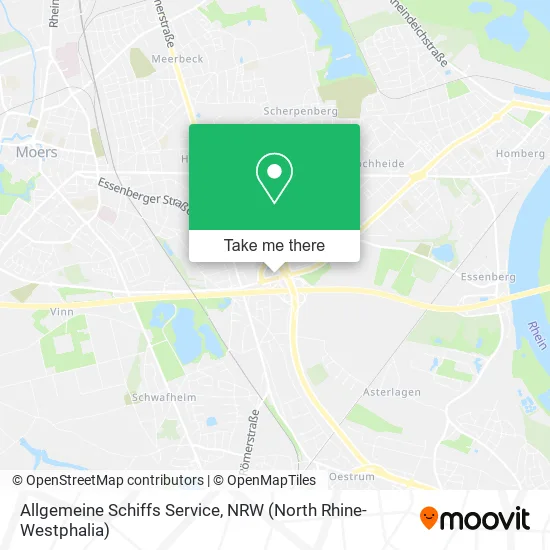 Карта Allgemeine Schiffs Service