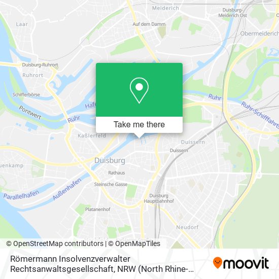 Römermann Insolvenzverwalter Rechtsanwaltsgesellschaft map