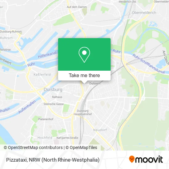 Pizzataxi map