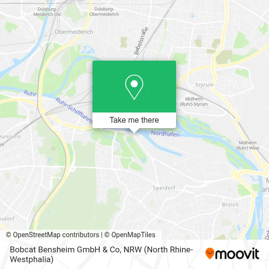 Bobcat Bensheim GmbH & Co map