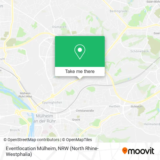 Карта Eventlocation Mülheim
