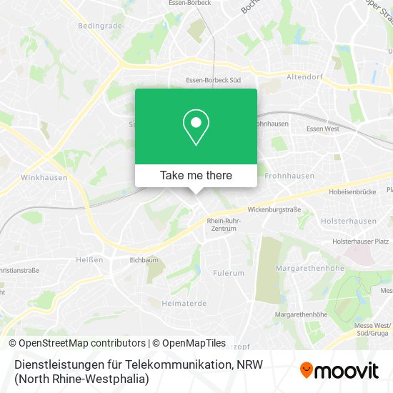 Dienstleistungen für Telekommunikation map