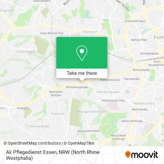 Карта Ak Pflegedienst Essen