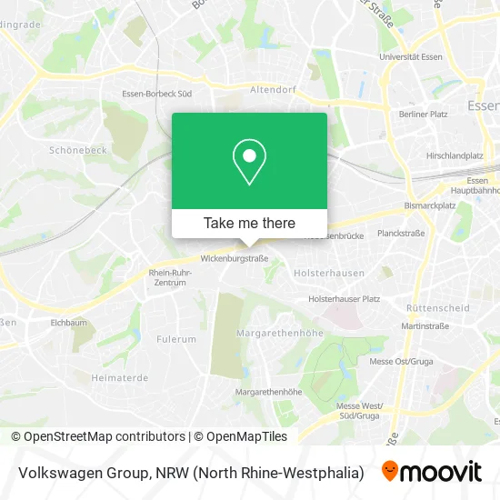 Карта Volkswagen Group