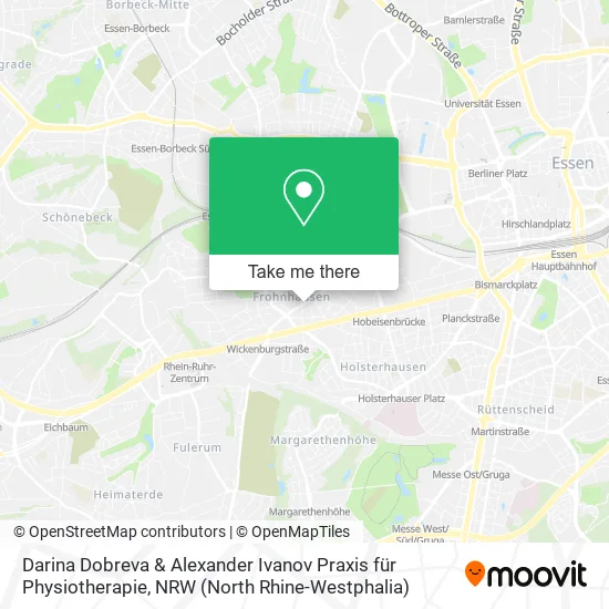 Карта Darina Dobreva & Alexander Ivanov Praxis für Physiotherapie