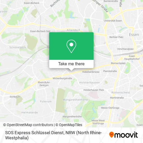 Карта SOS Express Schlüssel Dienst