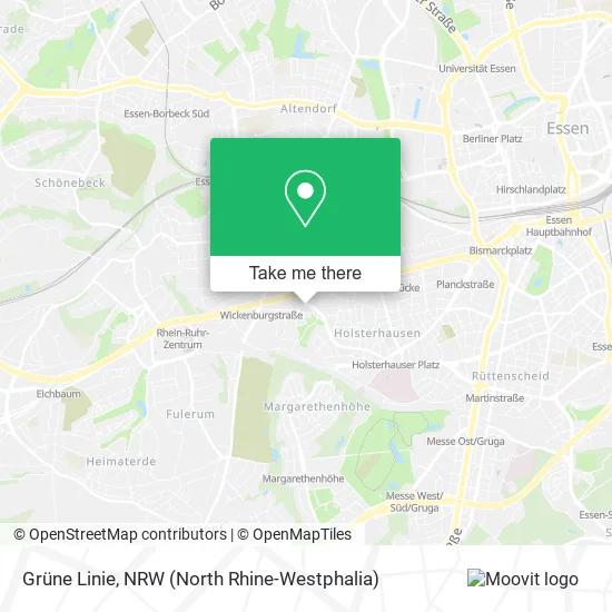 Карта Grüne Linie