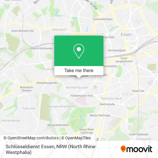 Карта Schlüsseldienst Essen