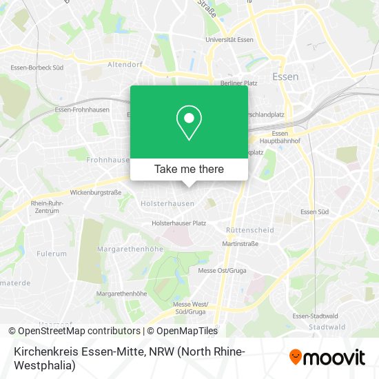 Kirchenkreis Essen-Mitte map