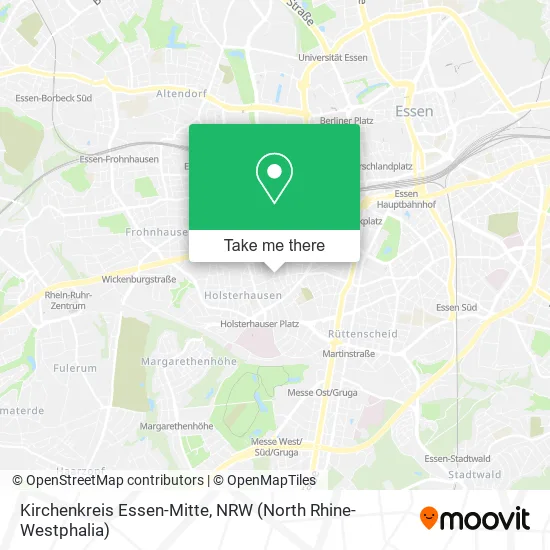 Карта Kirchenkreis Essen-Mitte