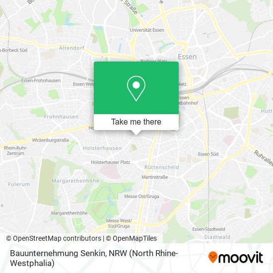 Bauunternehmung Senkin map