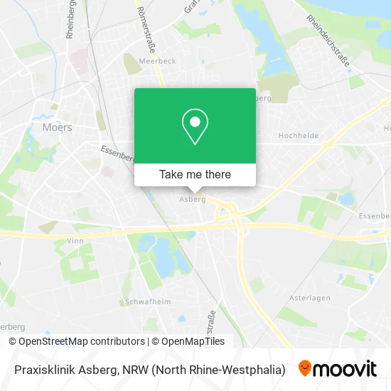 Карта Praxisklinik Asberg
