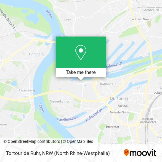 Tortour de Ruhr map
