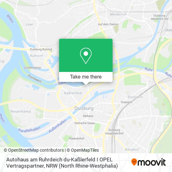 Autohaus am Ruhrdeich du-Kaßlerfeld I OPEL Vertragspartner map