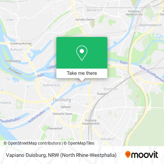 Vapiano Duisburg map