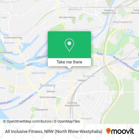 All Inclusive Fitness map