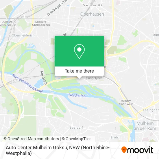 Карта Auto Center Mülheim Göksu