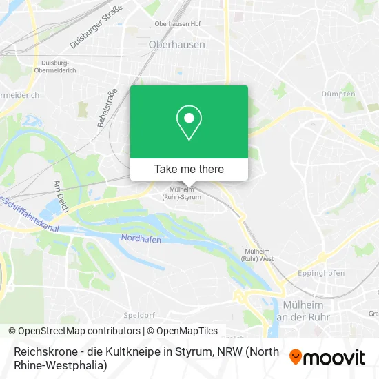 Карта Reichskrone - die Kultkneipe in Styrum