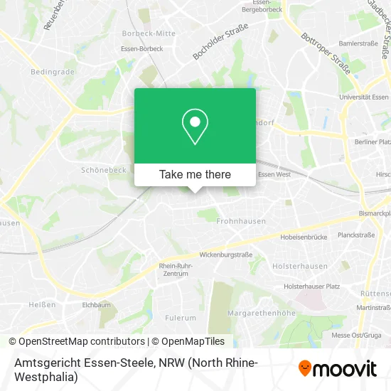 Карта Amtsgericht Essen-Steele