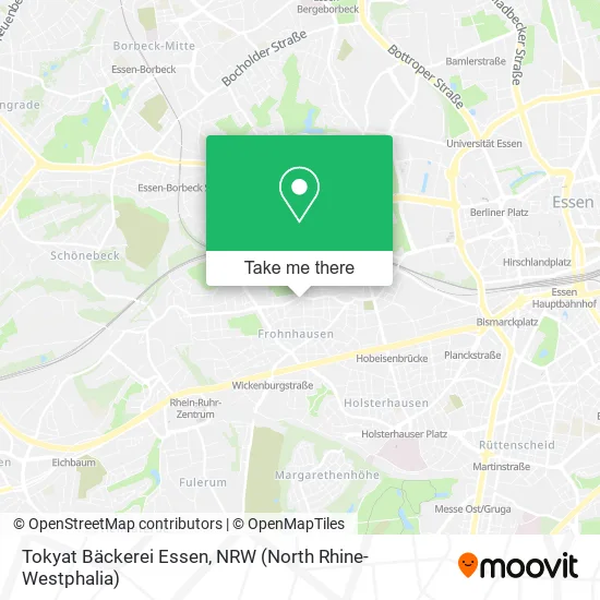 Карта Tokyat Bäckerei Essen