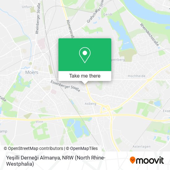 Yeşilli Derneği Almanya map