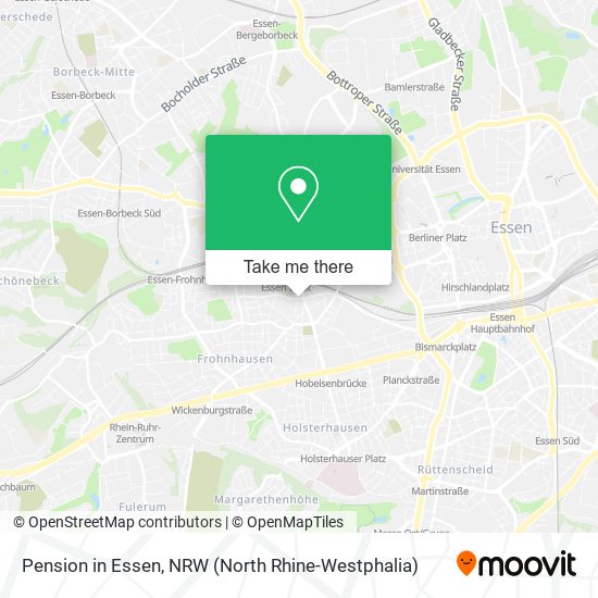 Pension in Essen map