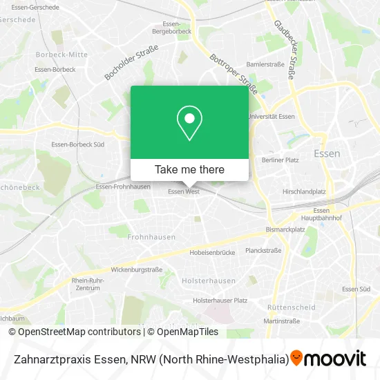 Карта Zahnarztpraxis Essen
