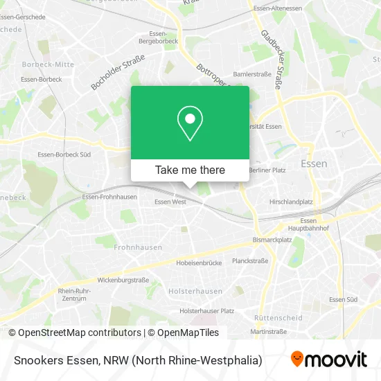 Карта Snookers Essen