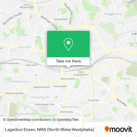 Карта Lagerbox Essen
