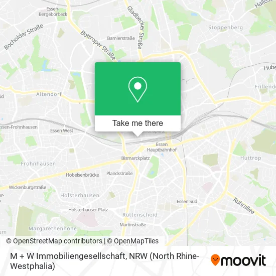 M + W Immobiliengesellschaft map