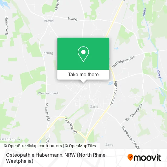 Карта Osteopathie Habermann