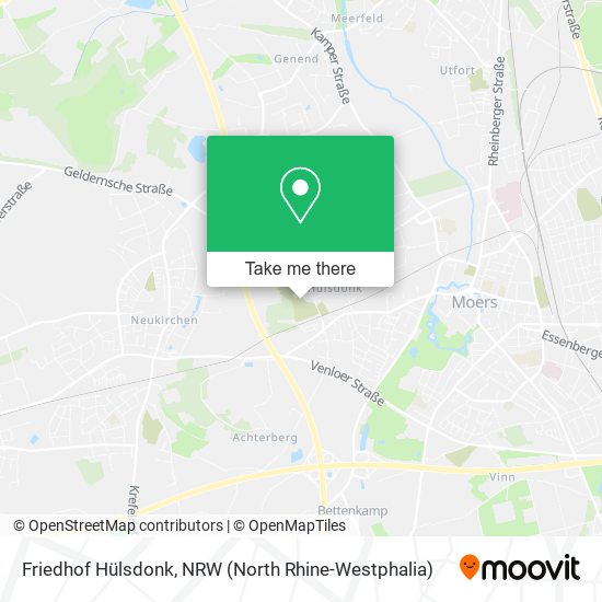 Friedhof Hülsdonk map