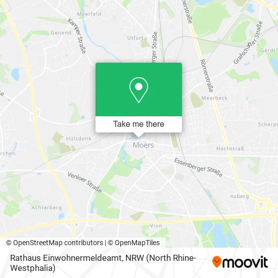 Rathaus Einwohnermeldeamt map