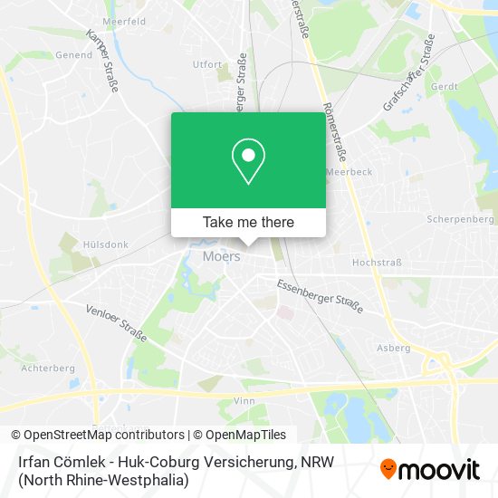 Irfan Cömlek - Huk-Coburg Versicherung map