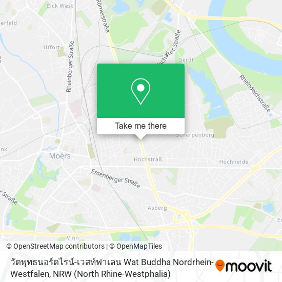 วัดพุทธนอร์ดไรน์-เวสท์ฟาเลน Wat Buddha Nordrhein-Westfalen map