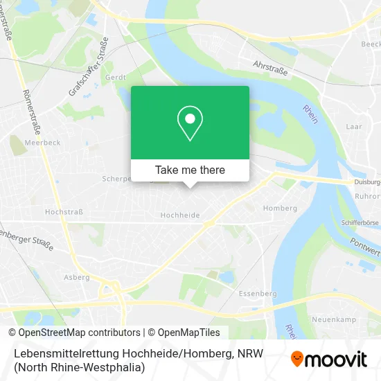Lebensmittelrettung Hochheide / Homberg map