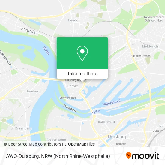 Карта AWO-Duisburg