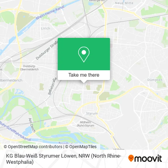 Карта KG Blau-Weiß Styrumer Löwen