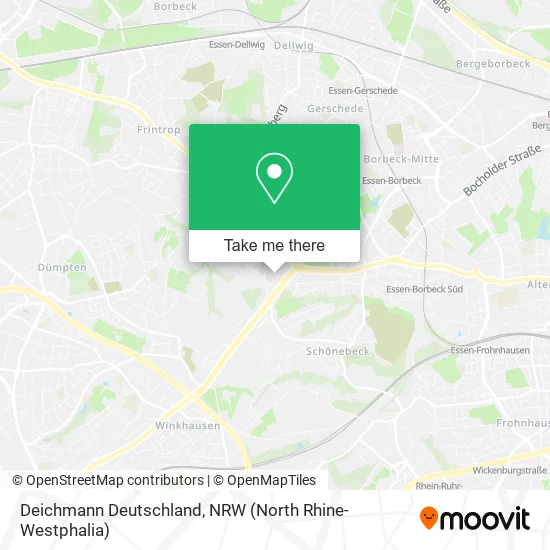 Карта Deichmann Deutschland