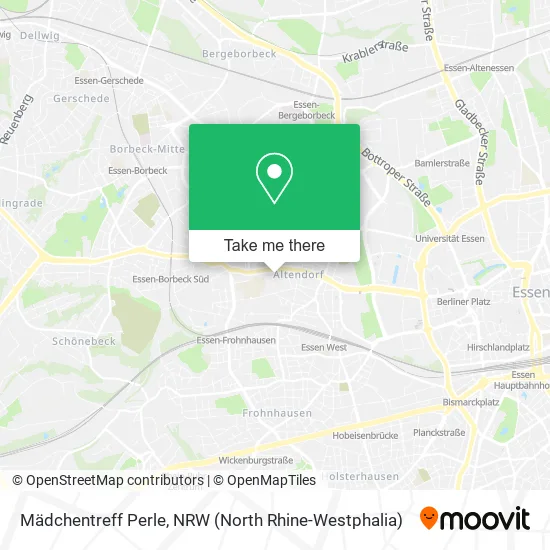 Карта Mädchentreff Perle