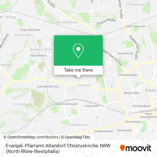 Evangel. Pfarramt Altendorf Christuskirche map