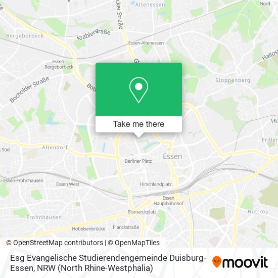 Карта Esg Evangelische Studierendengemeinde Duisburg-Essen